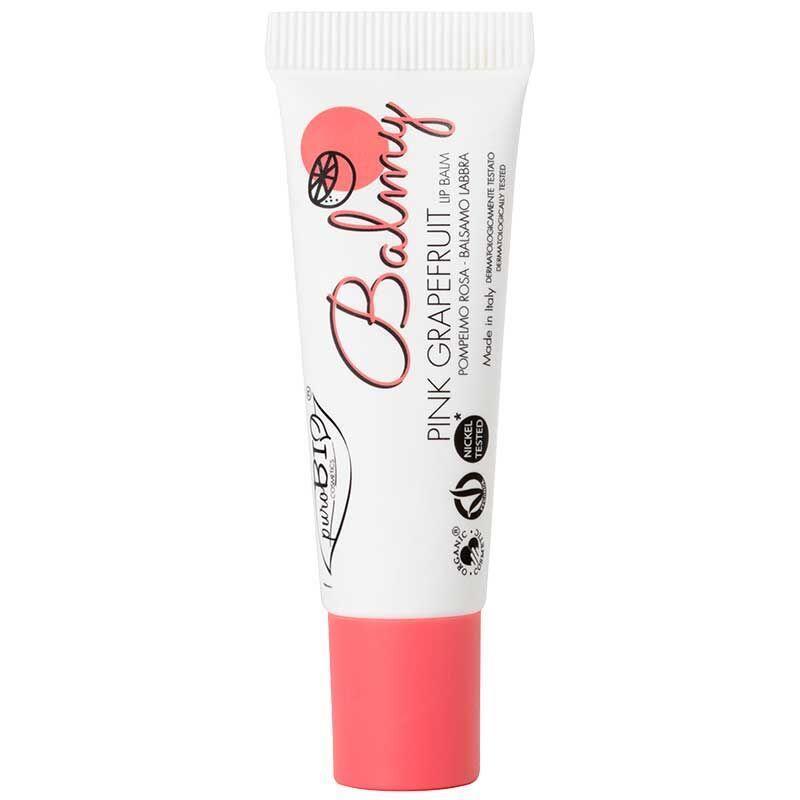 PUROBIO Cosmetics organic lip balm, Balmy Pink Grapefruit