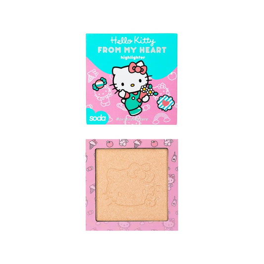 Soda Hello Kitty From My Heart Illuminating Product - Compact Brightening Effect for Fans & Collectors by Beauty Care Bag