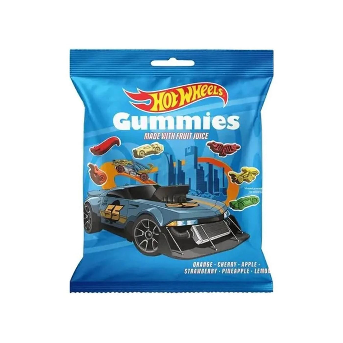 Original Gourmet Hot Wheels Gummy Candy Fruit Flavored 100g by Beauty Care Bag