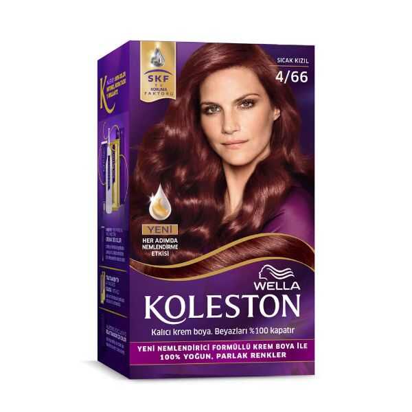 Koleston Kit Hair Color 4/66 Intense Red by Beauty Care Bag
