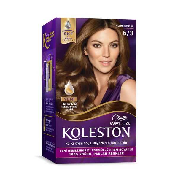 Koleston Kit Hair Color 6/3 Golden Blonde 1 Pack by Beauty Care Bag