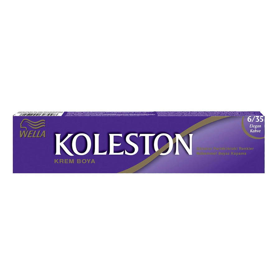 Koleston Tube Hair Dye 635 Elegant Brown Cream Color by Beauty Care Bag