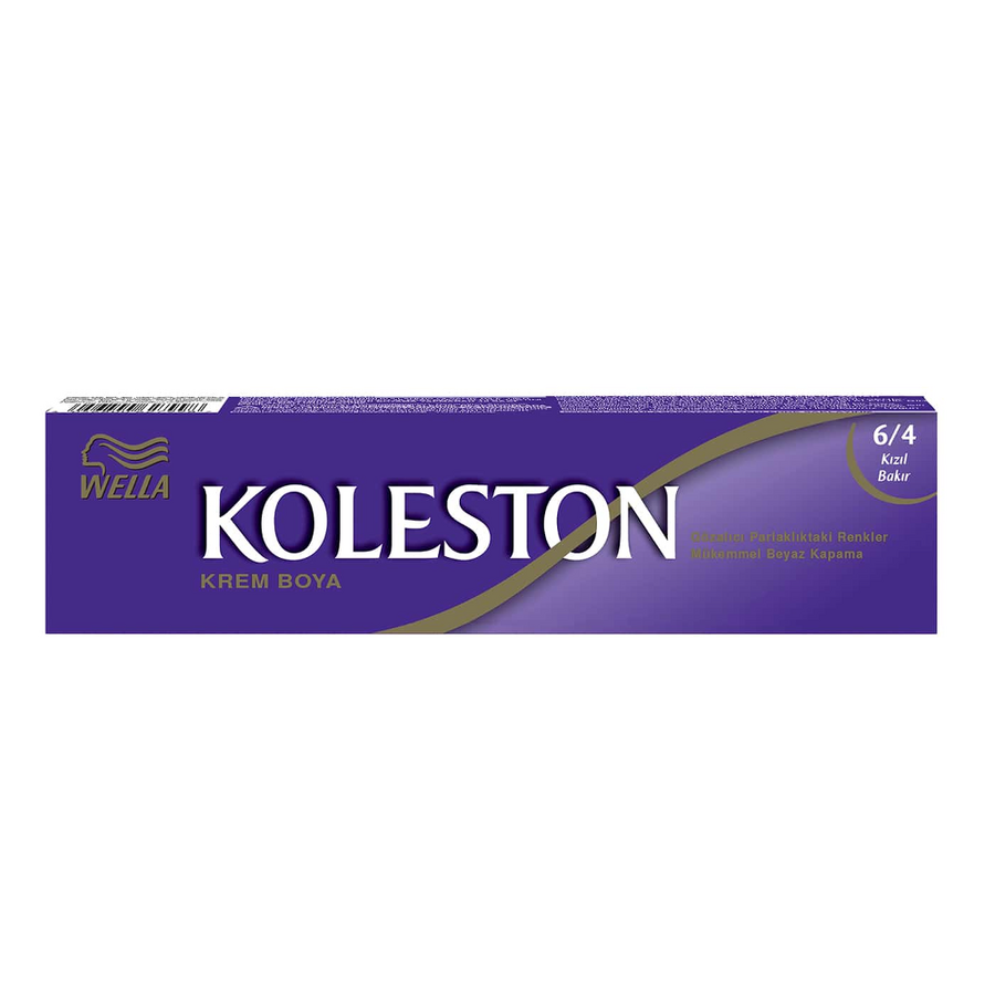 Koleston Permanent Hair Color Cream 6/4 Copper Red by Beauty Care Bag