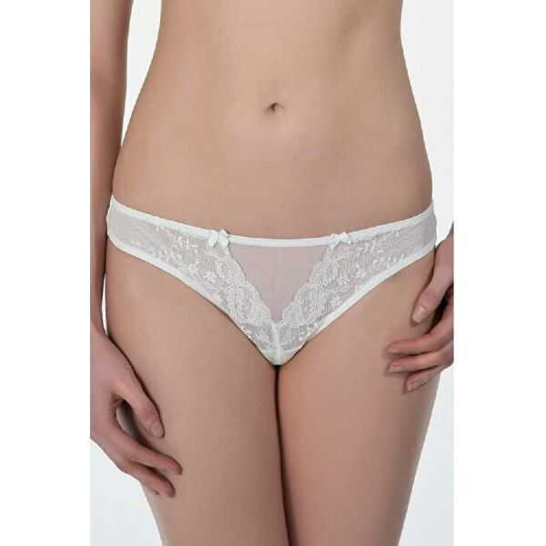 Kom Grace Ecru Briefs with Elegant Comfort by Beauty Care Bag