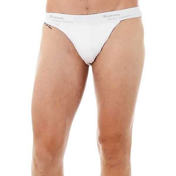 Kom Kevin Minimalist White Tanga Thong Underwear by Beauty Care Bag