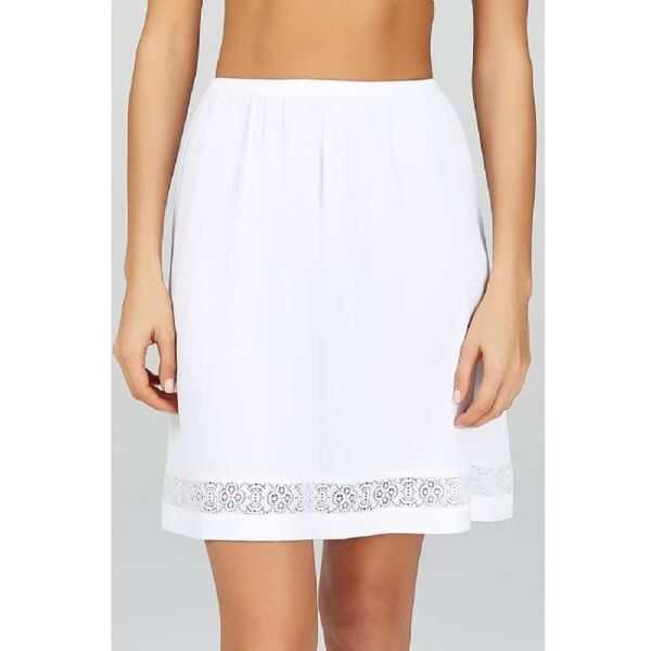 Kom Mini Jupon White Seamless Half Slip 1 Pack by Beauty Care Bag