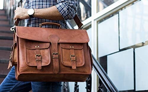 The Cambridge Briefcase by Classy Leather Bags