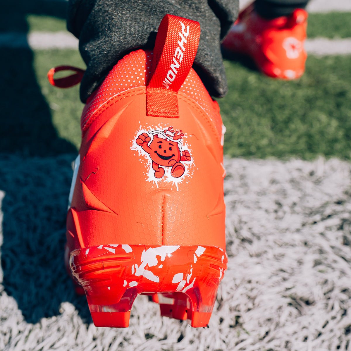 Kool-Aid 'Cherry' Cleats — Quantum Speed by Phenom EliteCleatsTorqelo.com