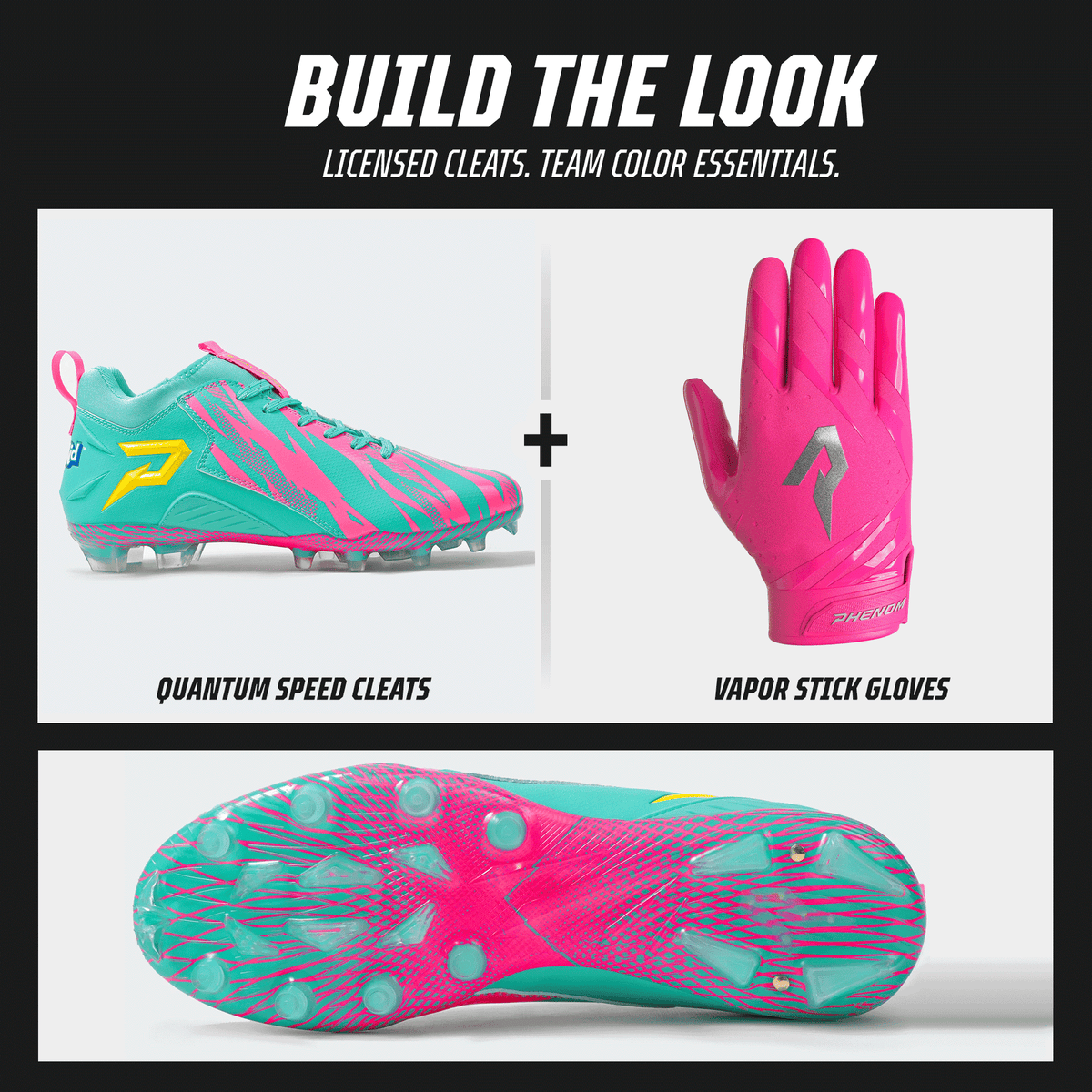 Kool-Aid 'Sharkleberry Fin' Cleats — Quantum Speed by Phenom EliteCleatsTorqelo.com