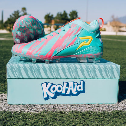Kool-Aid 'Sharkleberry Fin' Cleats — Quantum Speed by Phenom EliteCleatsTorqelo.com
