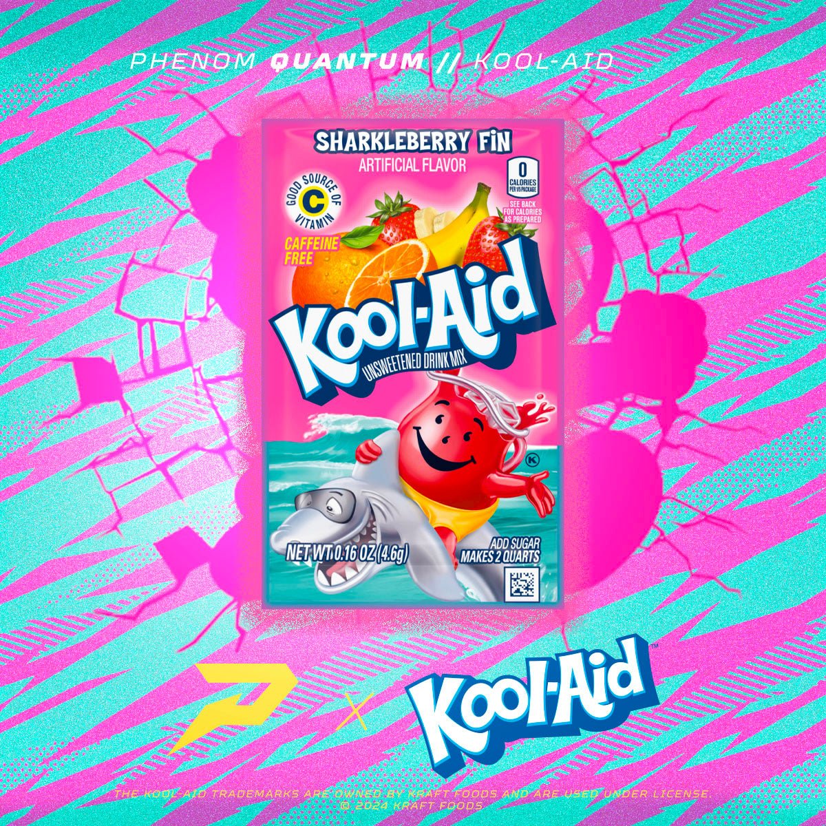 Kool-Aid 'Sharkleberry Fin' Cleats — Quantum Speed by Phenom EliteCleatsTorqelo.com