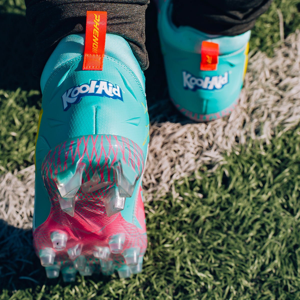 Kool-Aid 'Sharkleberry Fin' Cleats — Quantum Speed by Phenom EliteCleatsTorqelo.com