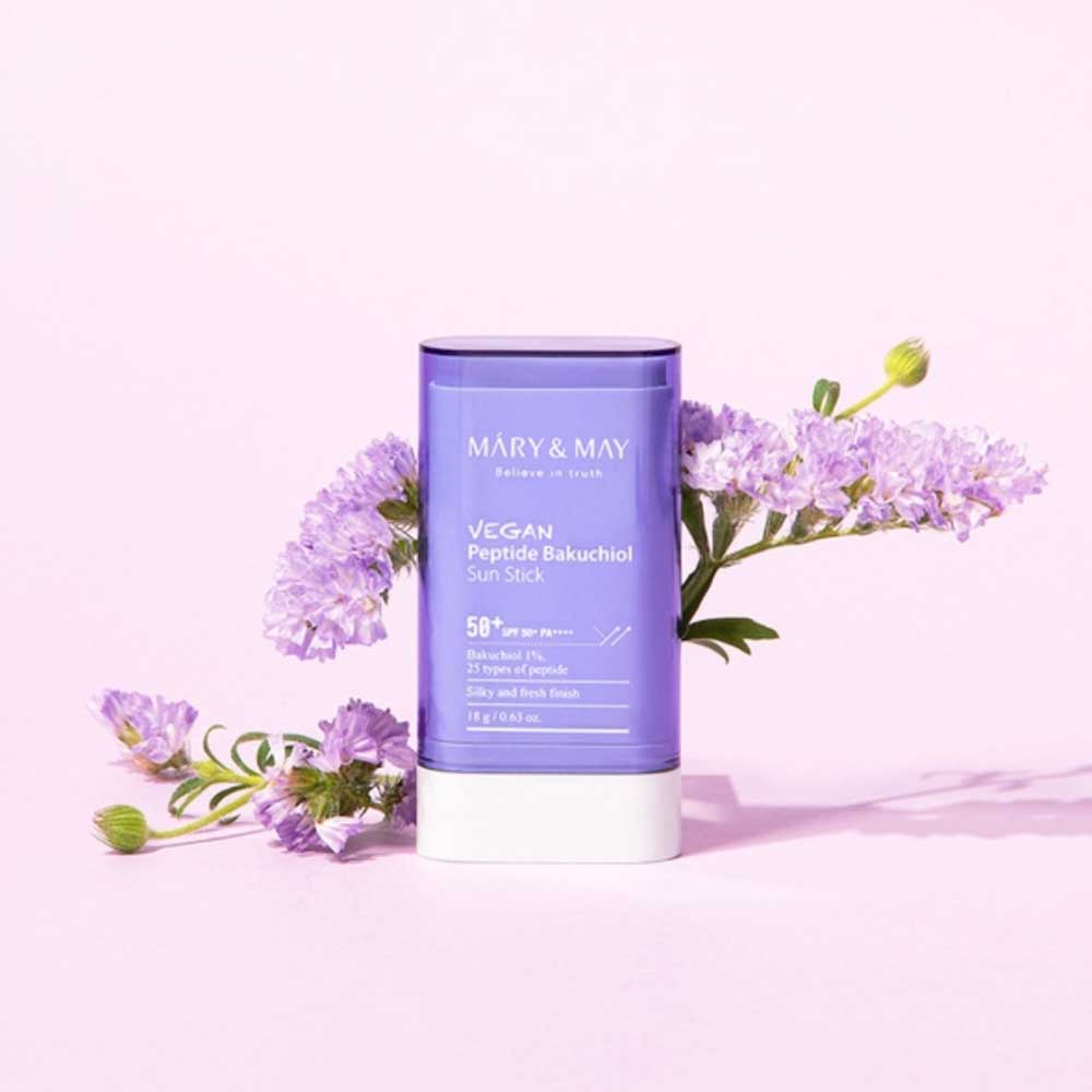 Mary & May Vegan Peptide Bakuchiol Sun Stick by AsiaBeautyMall