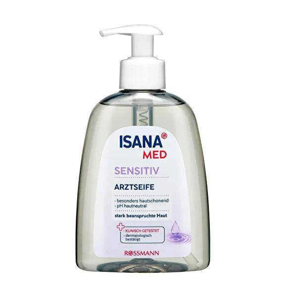 Isana Med: Gentle Moisturizing Liquid Hand Soap for Sensitive Skin - Vegan, pH Balanced, & Dermatologically Tested - Sustainable Recycled Packaging by Beauty Care Bag