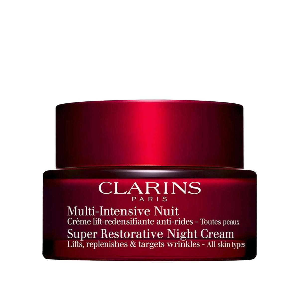 Clarins Super Restorative Anti-Wrinkle Night Cream: Reduce Fine Lines, Restore Firmness and Rejuvenate Skin Overnight - 50ml by Beauty Care Bag