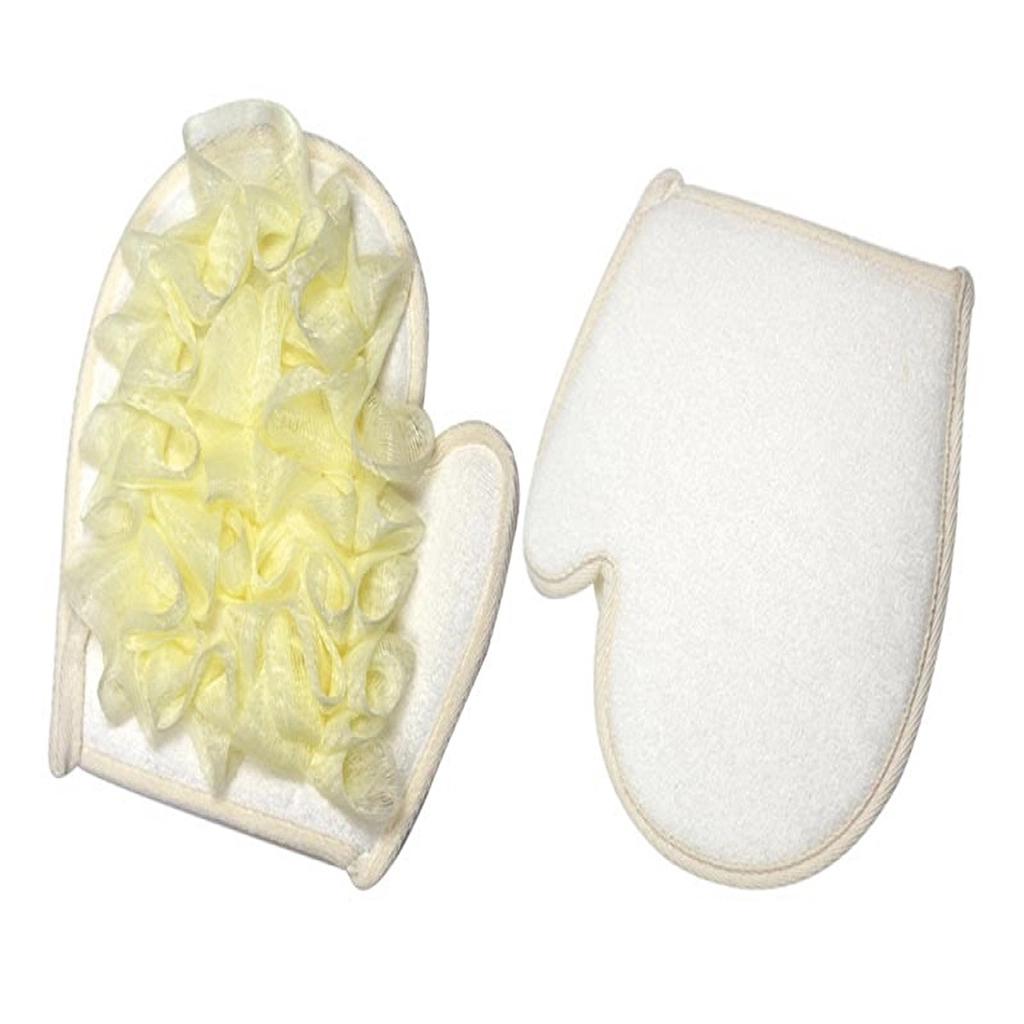 Nascita Cotton Fiber Shower Glove for Smooth Skin by Beauty Care Bag