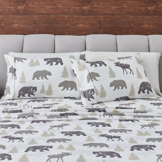 Lodge Printed Sheet Set - Mountain Ridge Collection by Great Bay Home