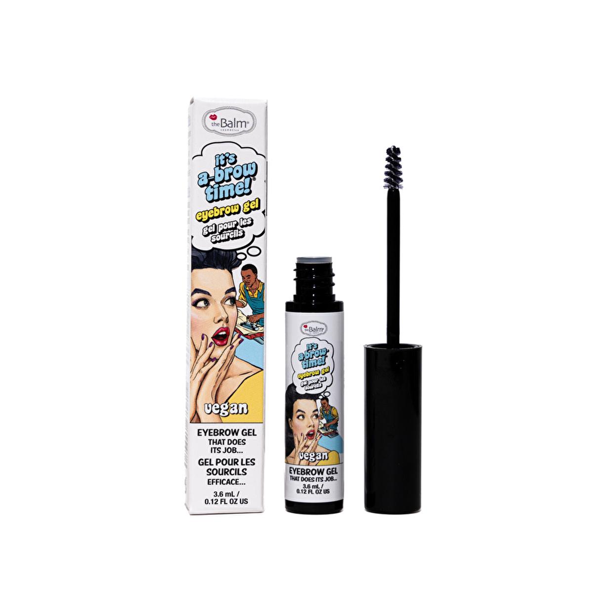 theBalm It's A Brow Time Clear Brow Gel: Shape, Define & Hold All Day - Vitamin B5 Enriched Eyebrow Mascara by Beauty Care Bag
