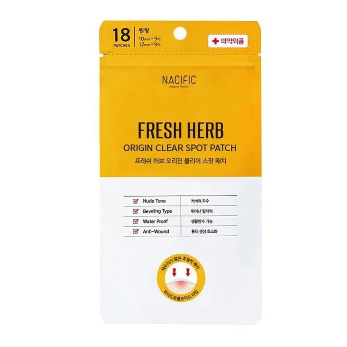 Nacific Fresh Herb Origin Clear Spot Patch 29 pcs by Beauty Care Bag