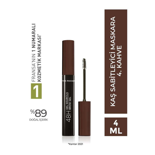 Eyebrow Genius - 48 Hour Eyebrow Mascara by BeautyPro - Long-Lasting, Shaping, and Filling for Fuller Brows by Beauty Care Bag