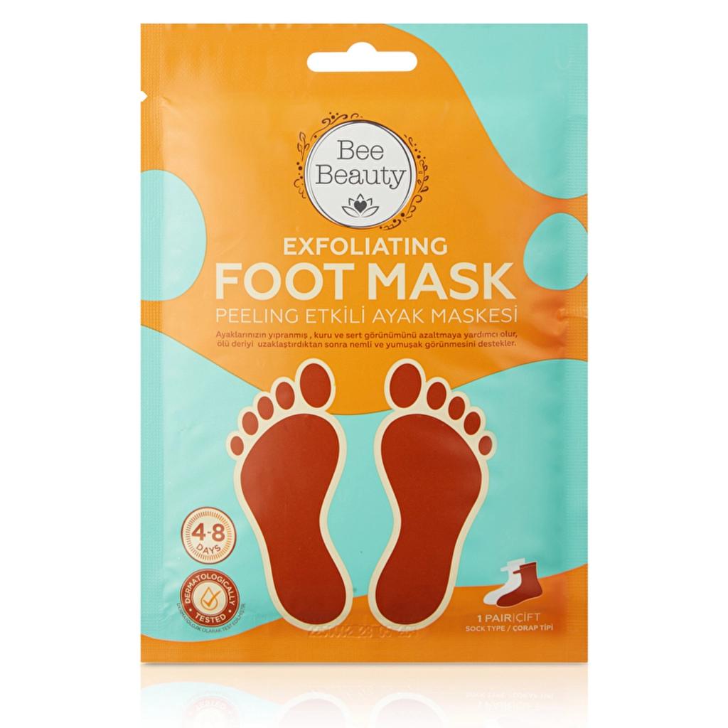 Bee Beauty Exfoliating Foot Mask for Smooth Skin 1 Pair by Beauty Care Bag