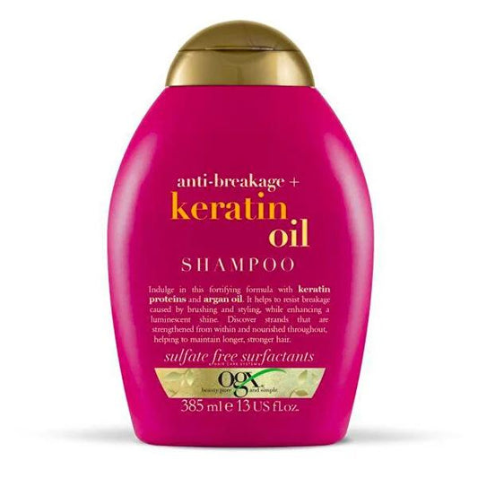 OGX Keratin Oil Shampoo 385ml - Nourishing, Sulfate-Free, and Paraben-Free Hair Care by Beauty Care Bag