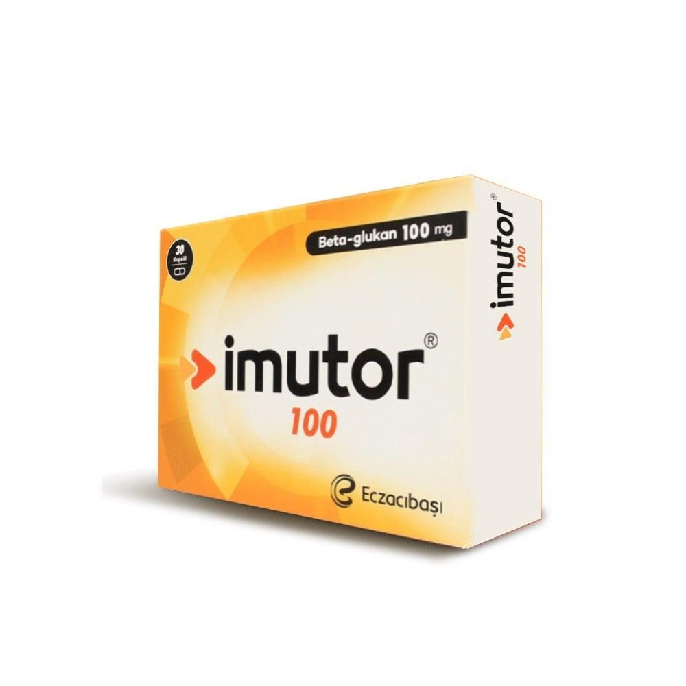 _mutor Beta Glucan Supplement - 100mg, 30 Capsules for Immune System Support by Beauty Care Bag