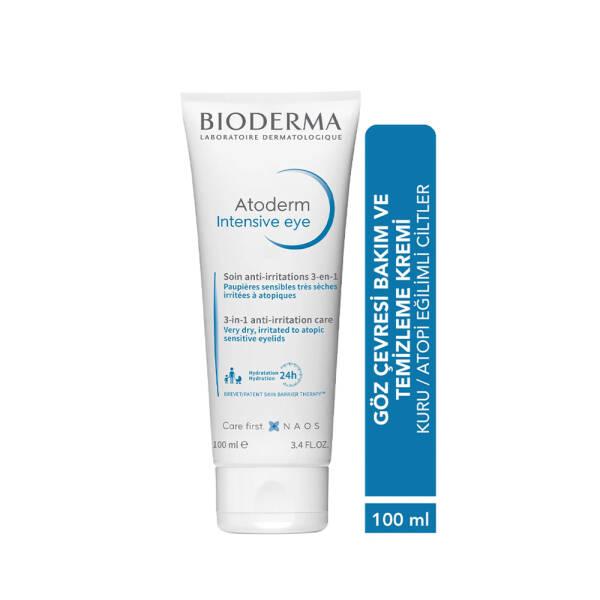 Bioderma Atoderm Intensive Eye Cream & Makeup Remover: Soothe Dry, Sensitive Eyes with Gentle Hydration & Cleansing by Beauty Care Bag
