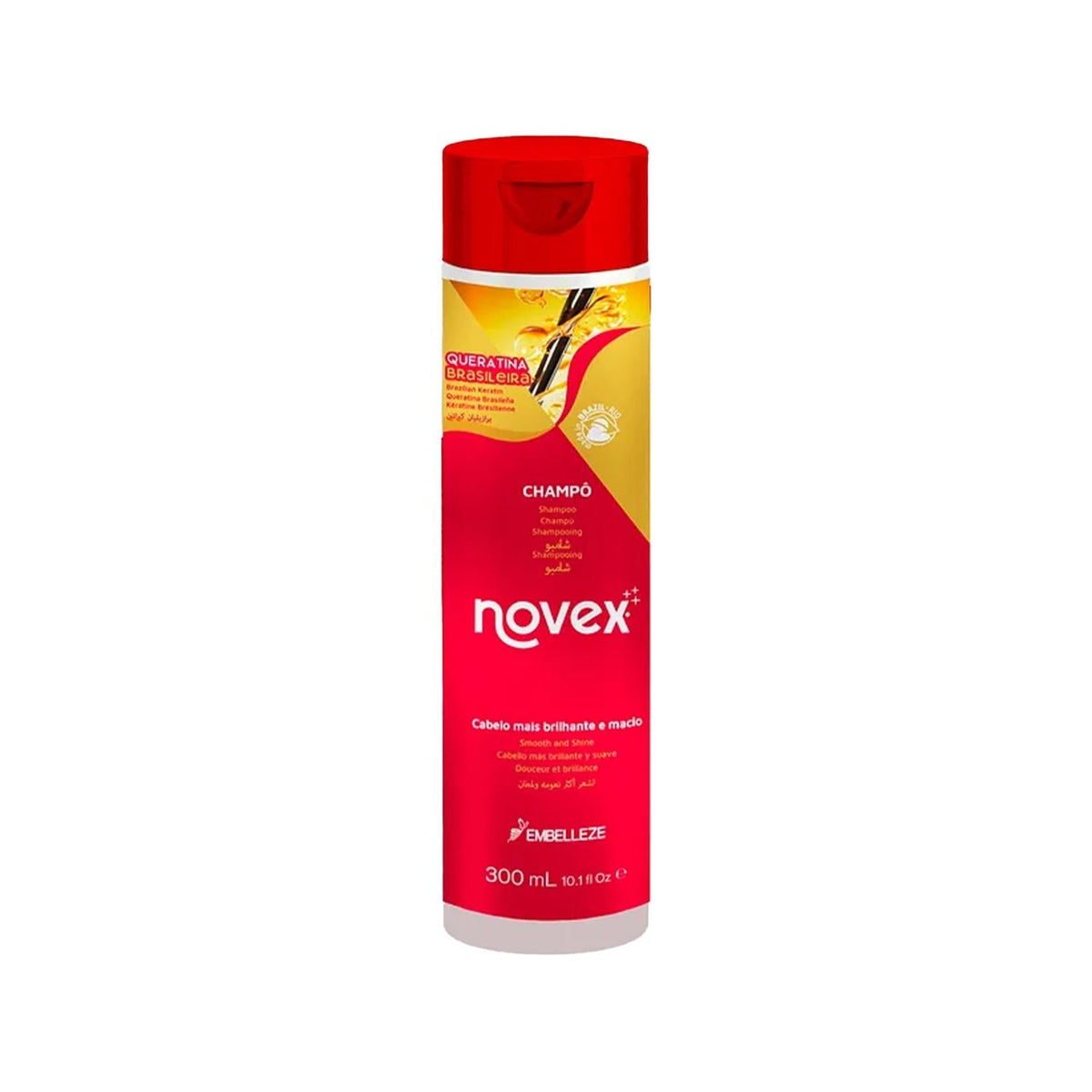 Novex Brazilian Keratin Strengthening Shampoo 300ml by Beauty Care Bag