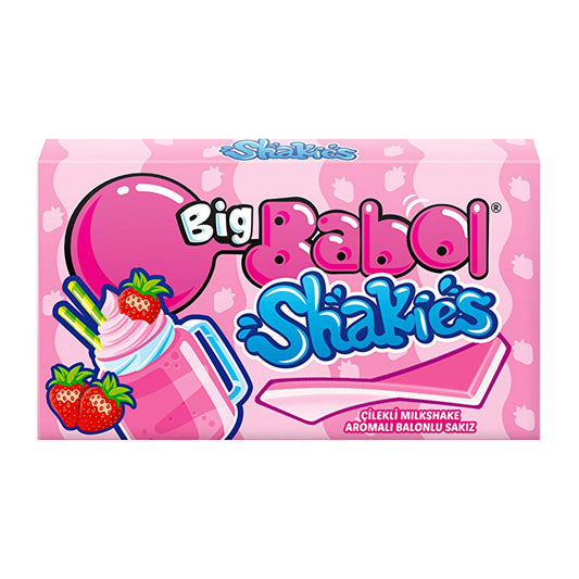 Big Babol Strawberry Milkshake chewing gum, 26g