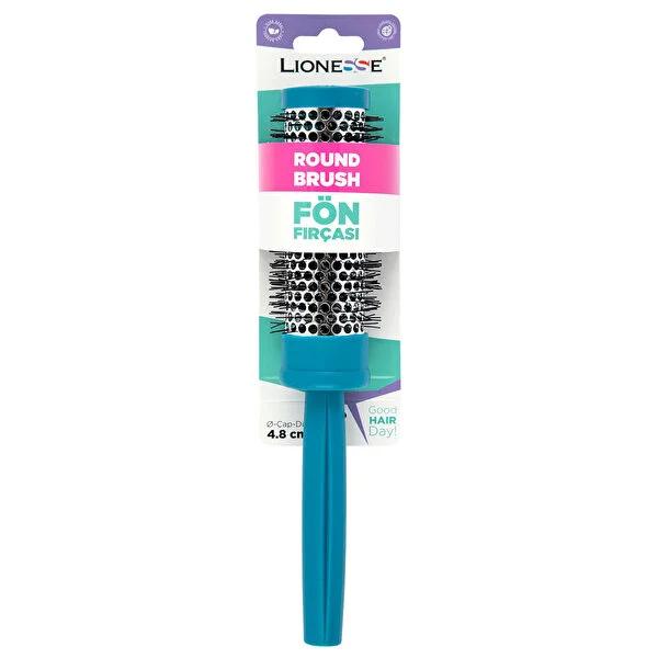 Lionesse Shine Enhancing Hair Brush - Achieve Vital, Static-Free Hair for All Hair Types - Blue Hair Brush by Beauty Care Bag
