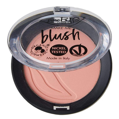 Purobio Mineral Blush - Natural & Paraben Free - Healthy Color for Sensitive Skin & Pregnancy Safe Makeup. by Beauty Care Bag