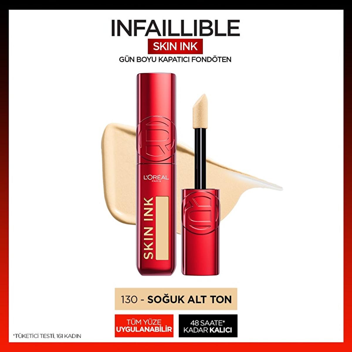 Loreal Paris Skin Ink: 48H Long-Lasting Full Coverage Liquid Foundation - Lightweight, Breathable, Transfer-Resistant Formula by Beauty Care Bag