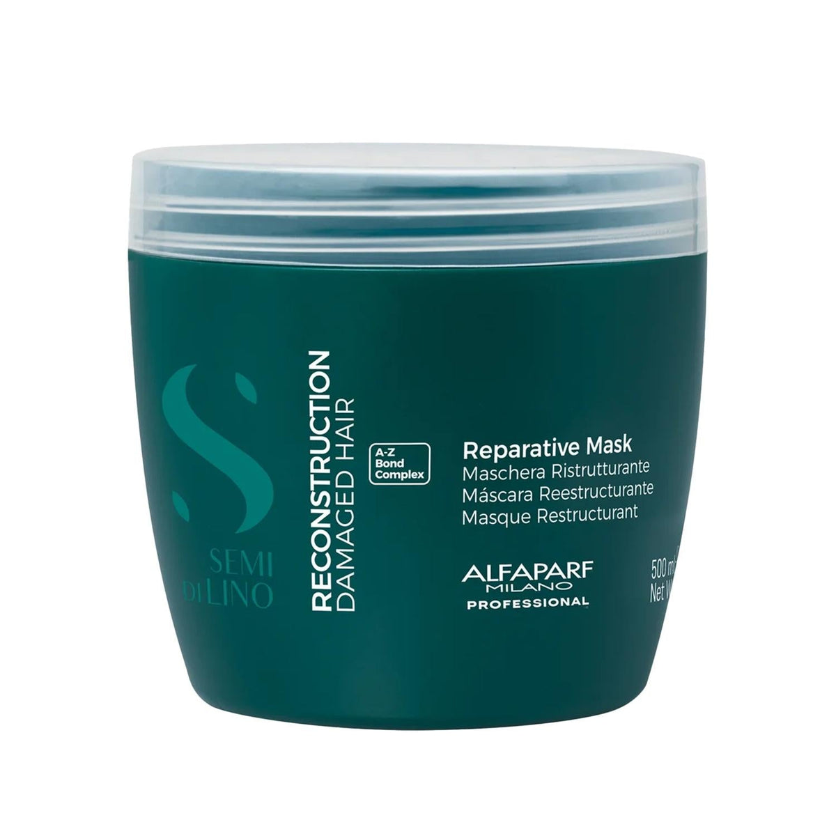 Alfaparf Semi Di Lino Reconstruction Mask 500 ml by Beauty Care Bag