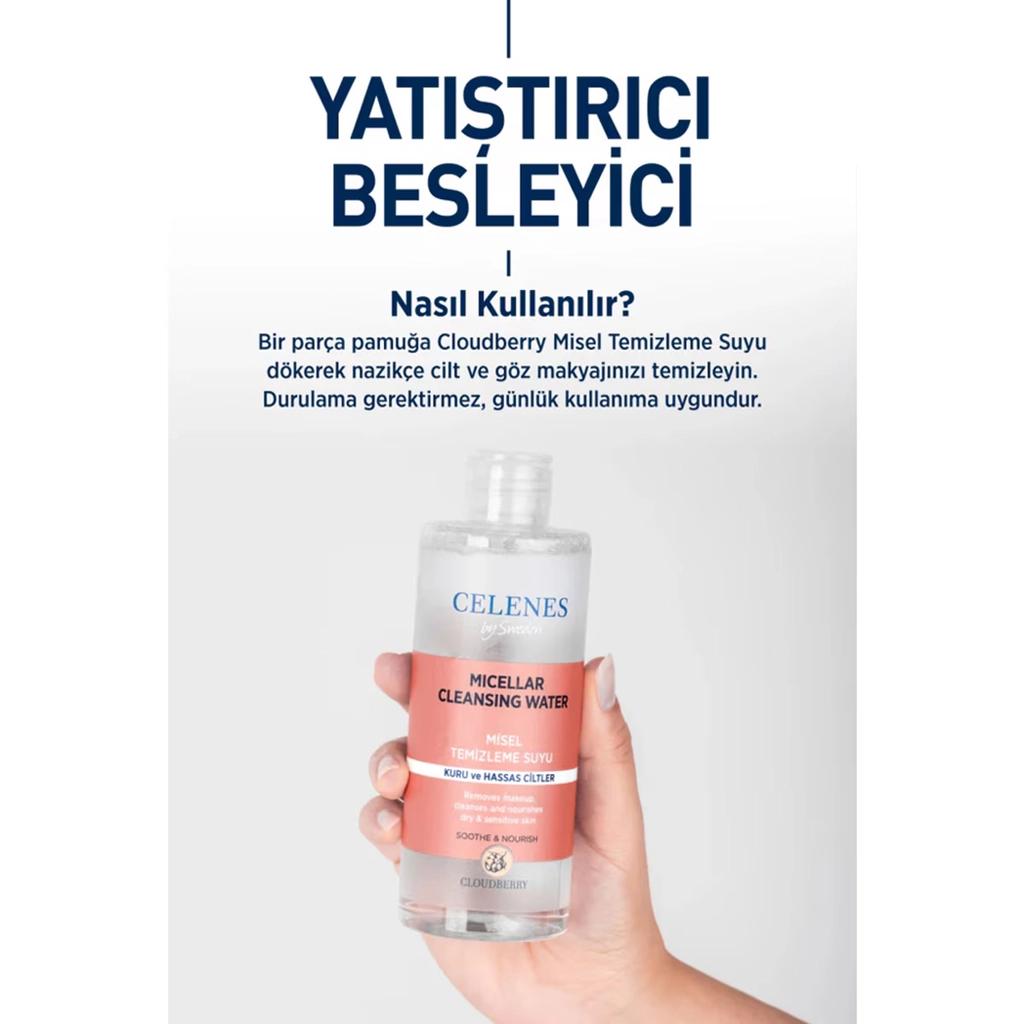 Celenes Cloudberry Micellar Cleansing Water 400 ml by Beauty Care Bag