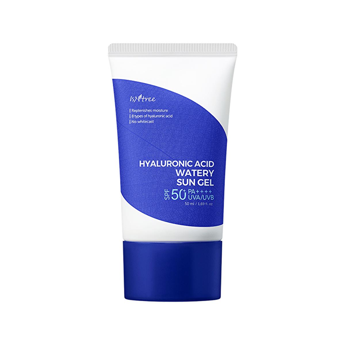 Isntree Hyaluronic Acid Watery Sun Gel SPF 50+ PA++++ - Hydrating, Lightweight Korean Sunscreen for Ultimate UV Protection (1.69 fl oz) by Beauty Care Bag