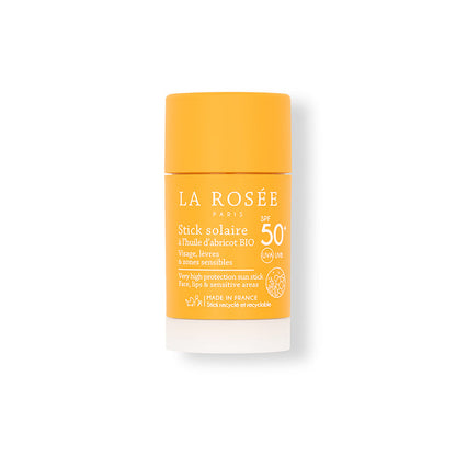 La Rosee Paris Organic Apricot Oil SPF 50+ Sunscreen Stick 18 ml by Beauty Care Bag