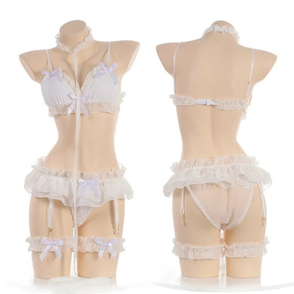 Lace Ruffle Maid LingerieLingerieTorqelo.com