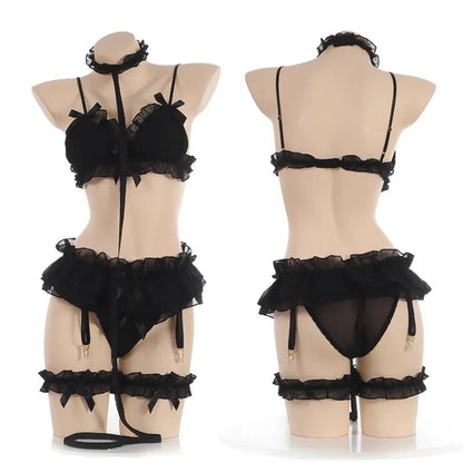 Lace Ruffle Maid LingerieLingerieTorqelo.com