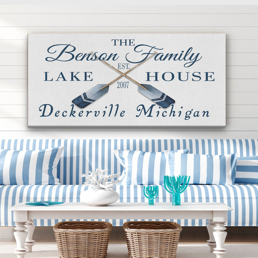 Longitude Latitude Personalized Coordinates Sign, With, Rustic Oars Paddles by Off The Square Designs
