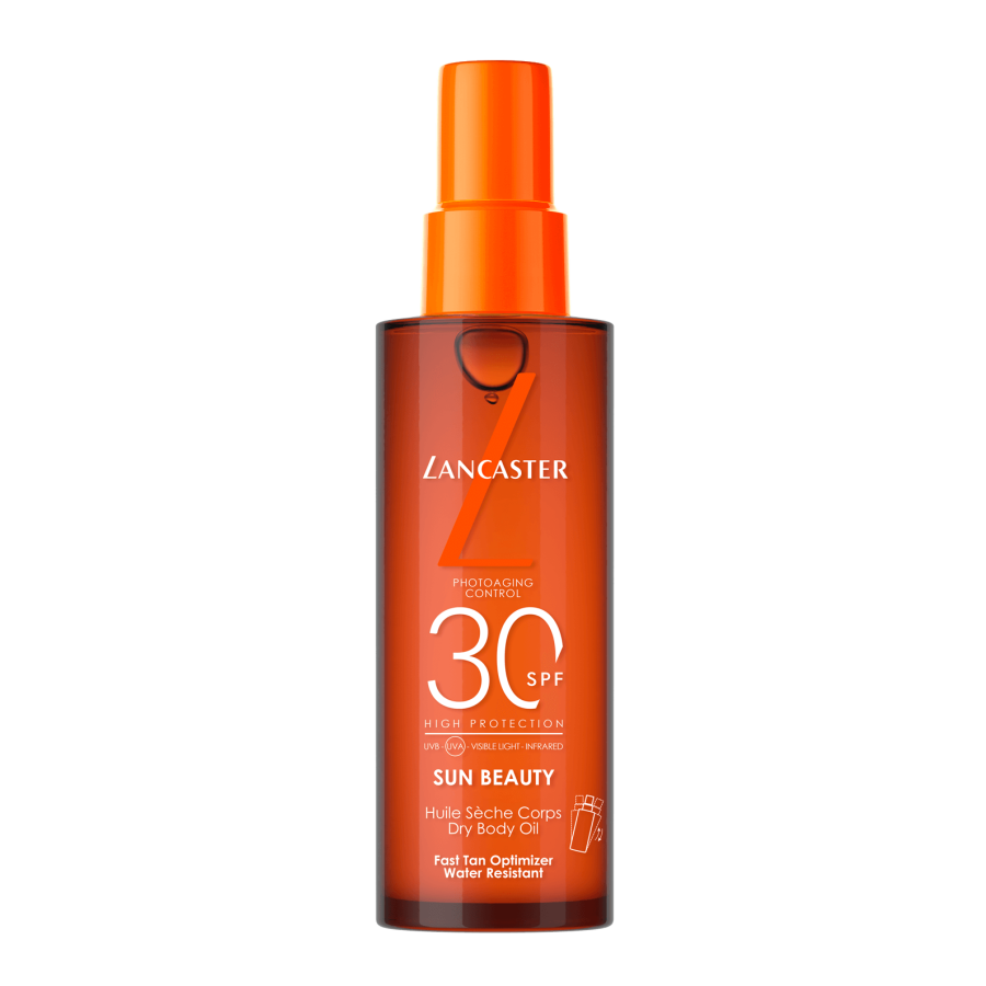 Lancaster Sun Beauty Satin Dry Oil SPF30 for Fast Tan 150ml by Beauty Care Bag