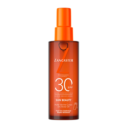 Lancaster Sun Beauty Satin Dry Oil SPF30 for Fast Tan 150ml by Beauty Care Bag