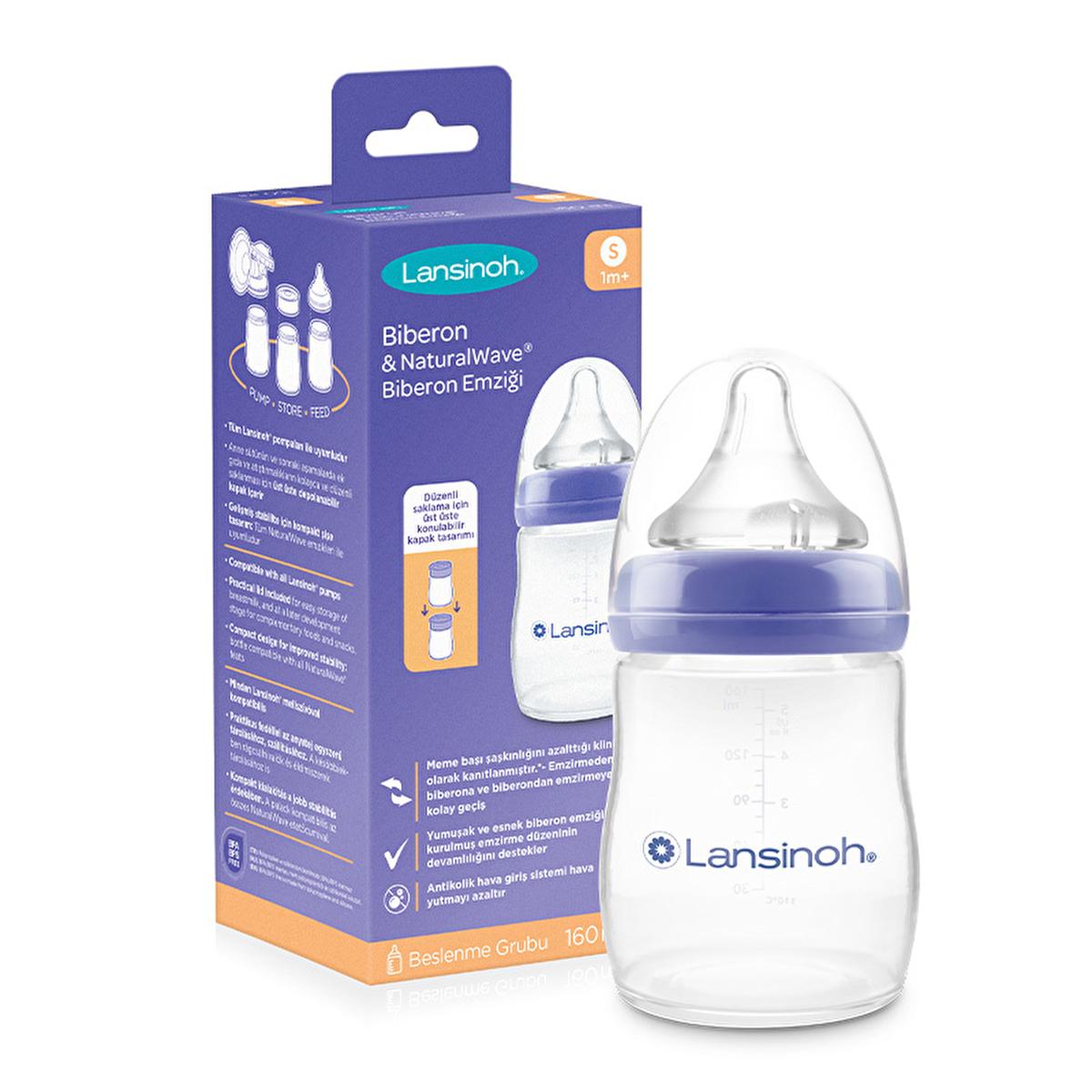 Lansinoh NaturalWave Baby Bottle Nipple - Anti-Colic, BPA Free, Easy Breastfeeding to Bottle Transition for Newborns & InfantsBaby CareTorqelo.com