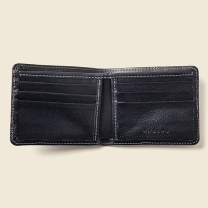 Large Billfold Wallet with RFID protection - BlackLarge BifoldTorqelo.com