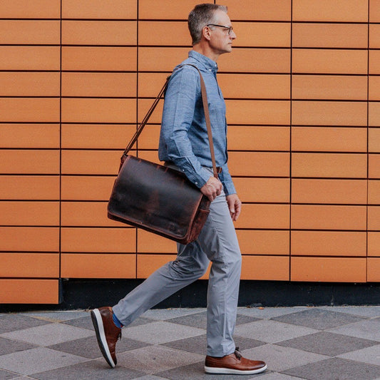 The Wilson Crossbody by Classy Leather Bags