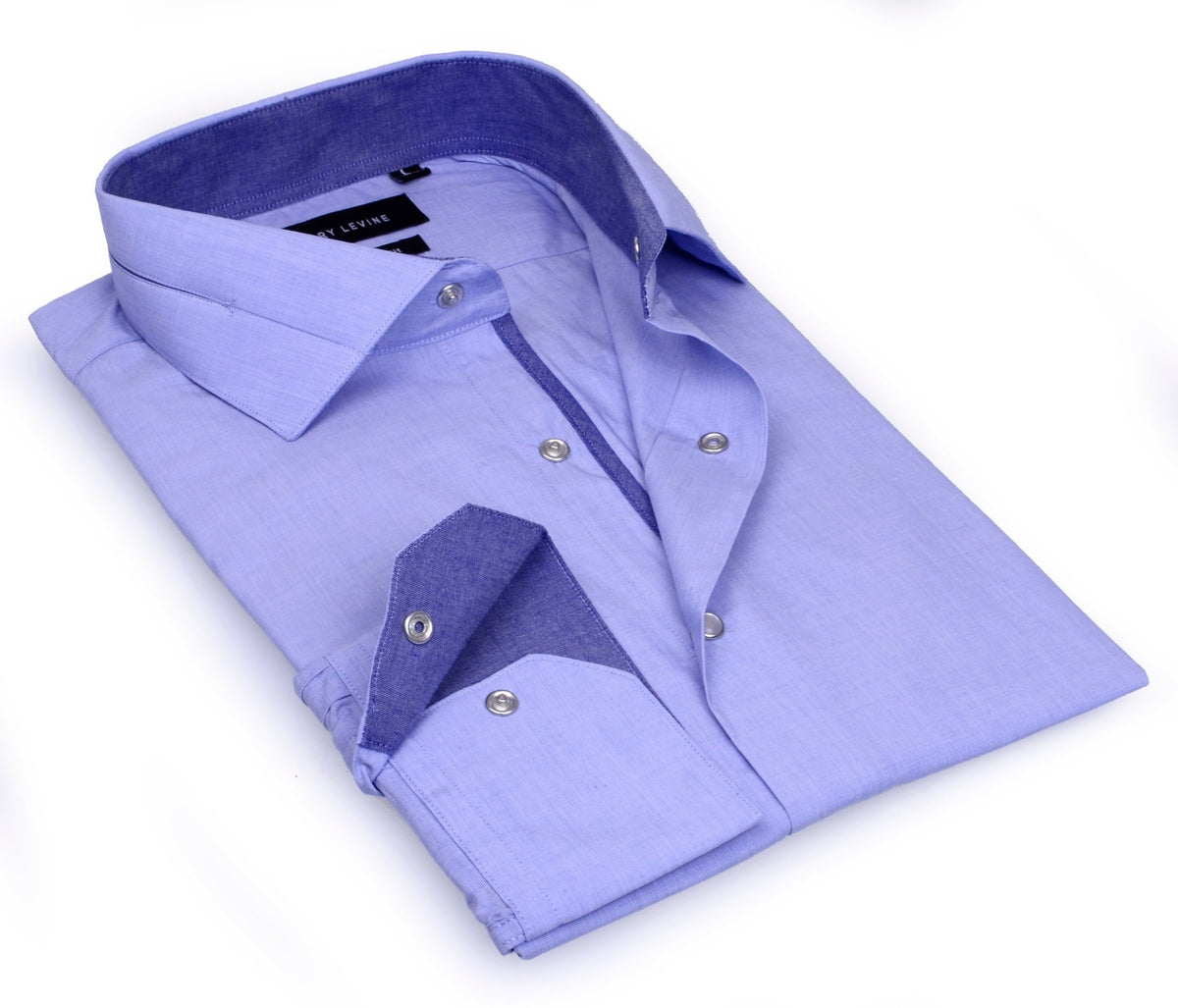 Larry Levin Button-Up Shirt // - Tailored Fit - contrast trimming - final sale - Size 2X-LargeShirts & TopsTorqelo.com