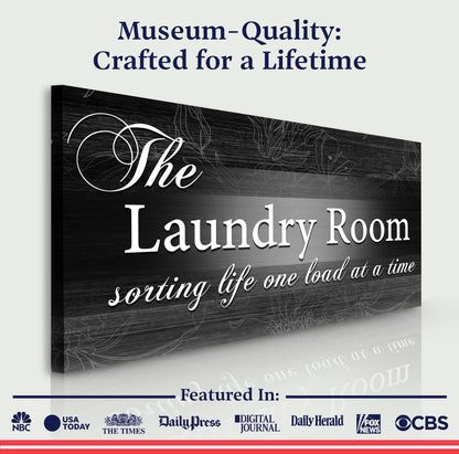 The Laundry Room Sign II by Tailored Canvases