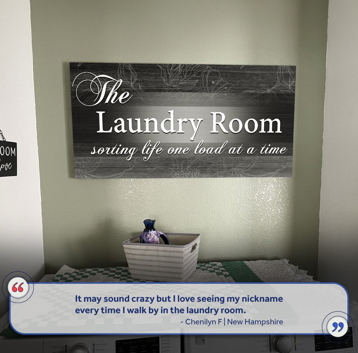 The Laundry Room Sign II by Tailored Canvases
