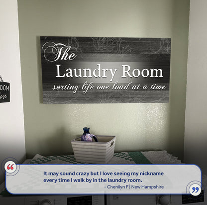 The Laundry Room Sign II by Tailored Canvases