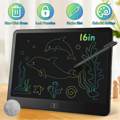 LCD Writing Tablet for Kids with Stylus & Lock FunctionWriting TabletTorqelo.com